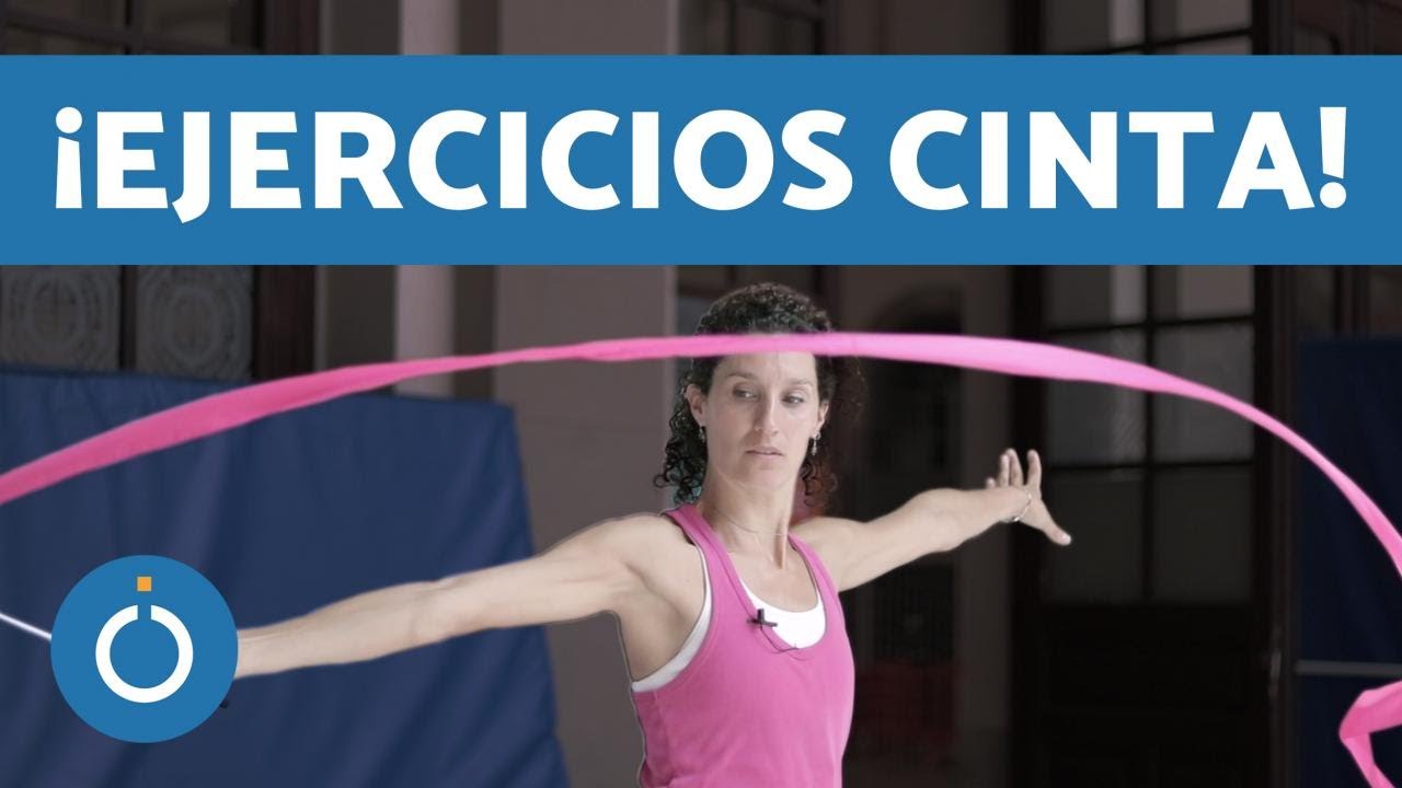 Movimientos de GIMNASIA RÍTMICA con CINTA - ¡FÁCILES!