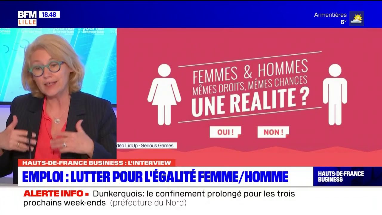 Isabelle Decroix Naulais (Lidup) est l'invitée de BFM Grand Lille / Le Journal des Entreprises