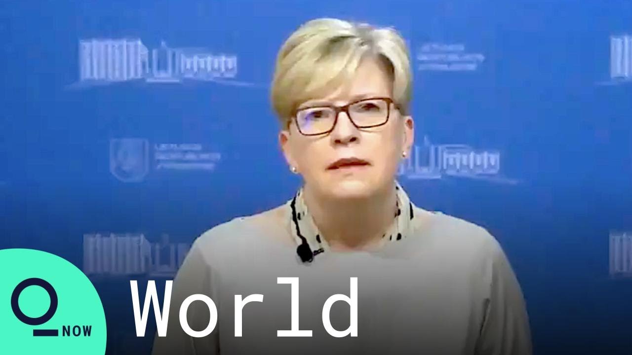 Lithuanian Prime Minister Denounces Belarus for 'Act of State Terrorism'