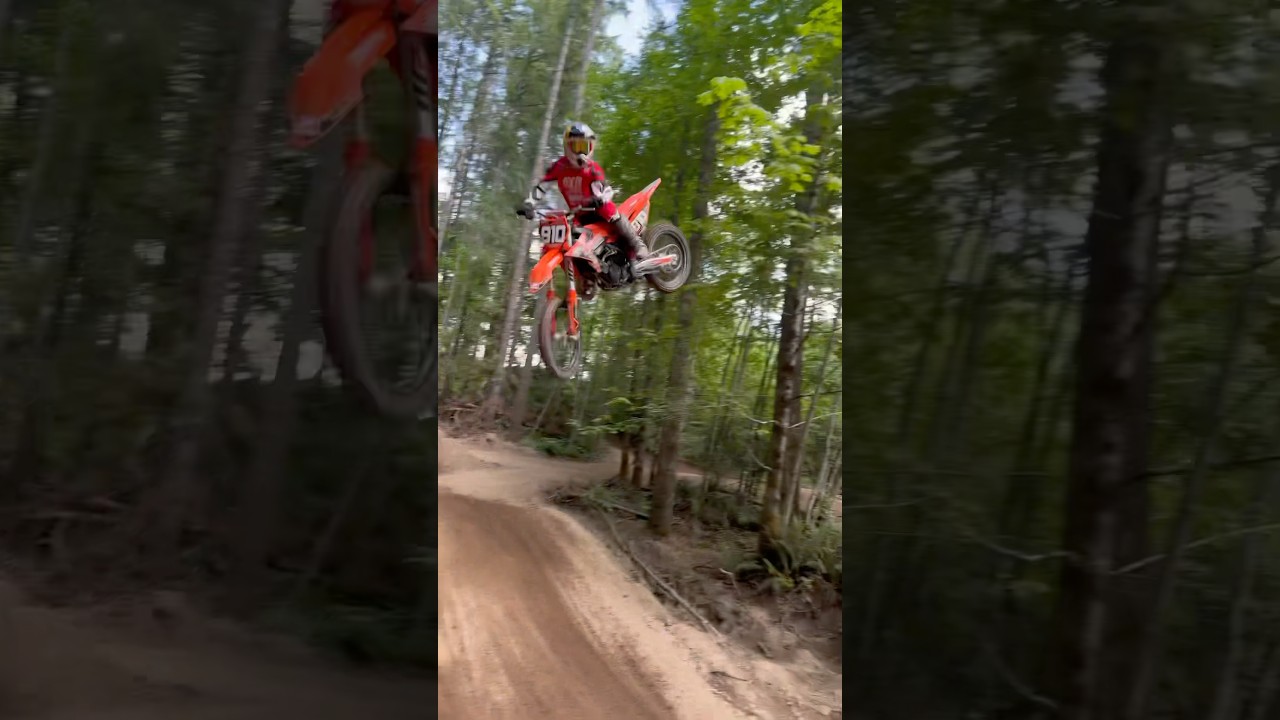 Full Gas on a KTM 150SX 2-Stroke