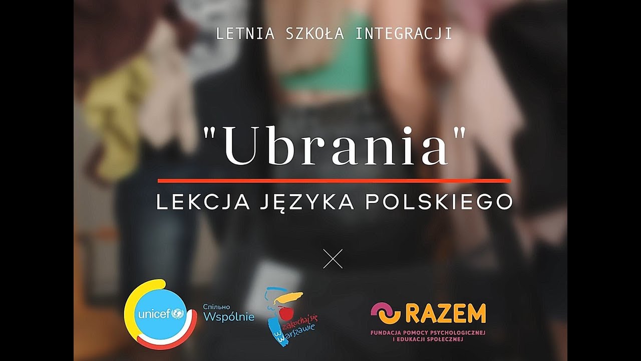 Lekcja języka polskiego dla młodzieży z Ukrainy/ Урок польської мови для молоді з України