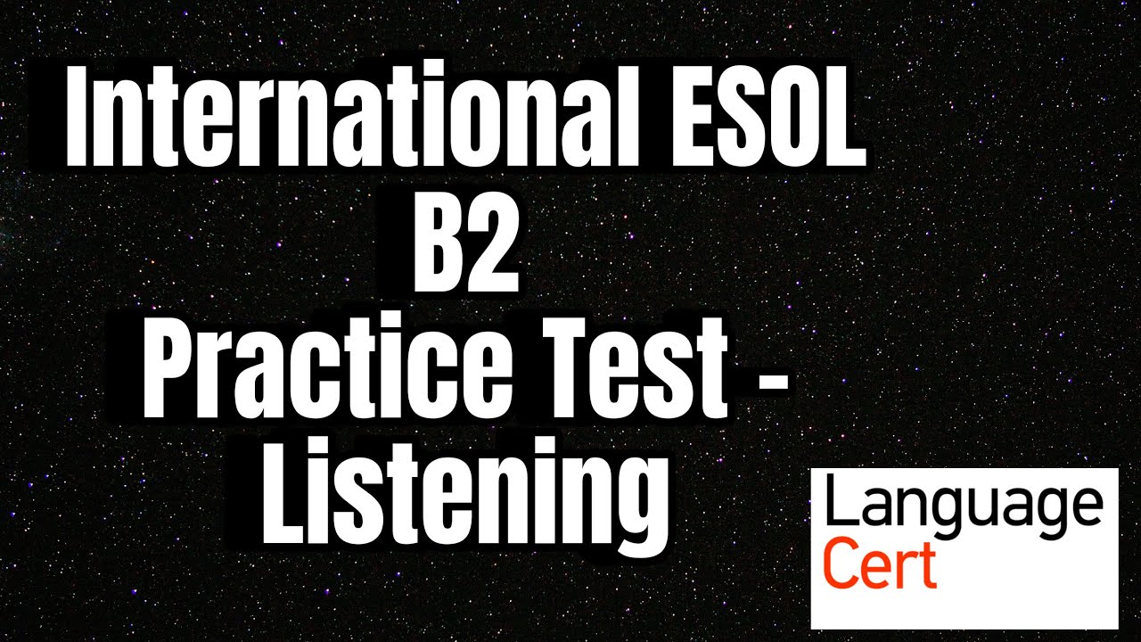 LanguageCert International ESOL — Практические материалы с ответами — B2 Communicator | Тест на а...