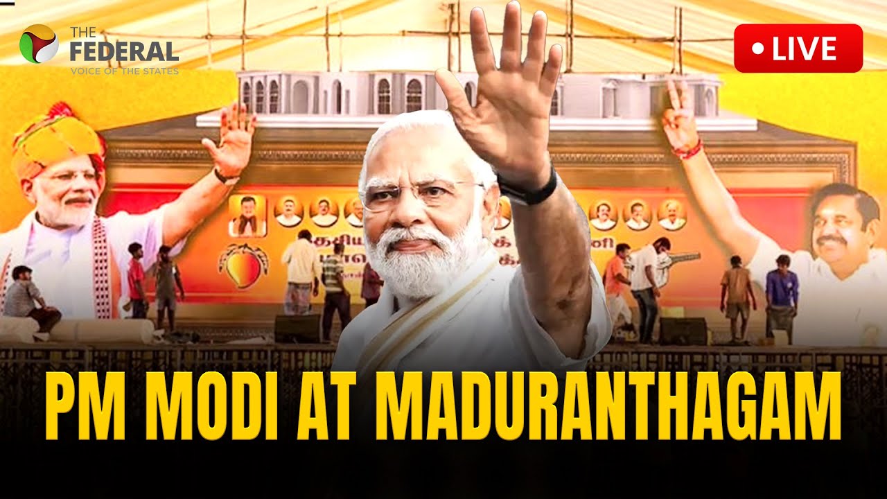 PM Modi’s Tamil Nadu Visit LIVE: Massive security deployment ahead of Chengalpattu rally