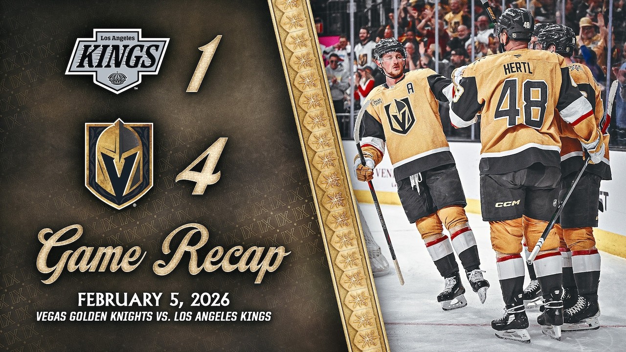 HIGHLIGHTS | Vegas Golden Knights 4, Los Angeles Kings 1 | Feb. 5, 2026