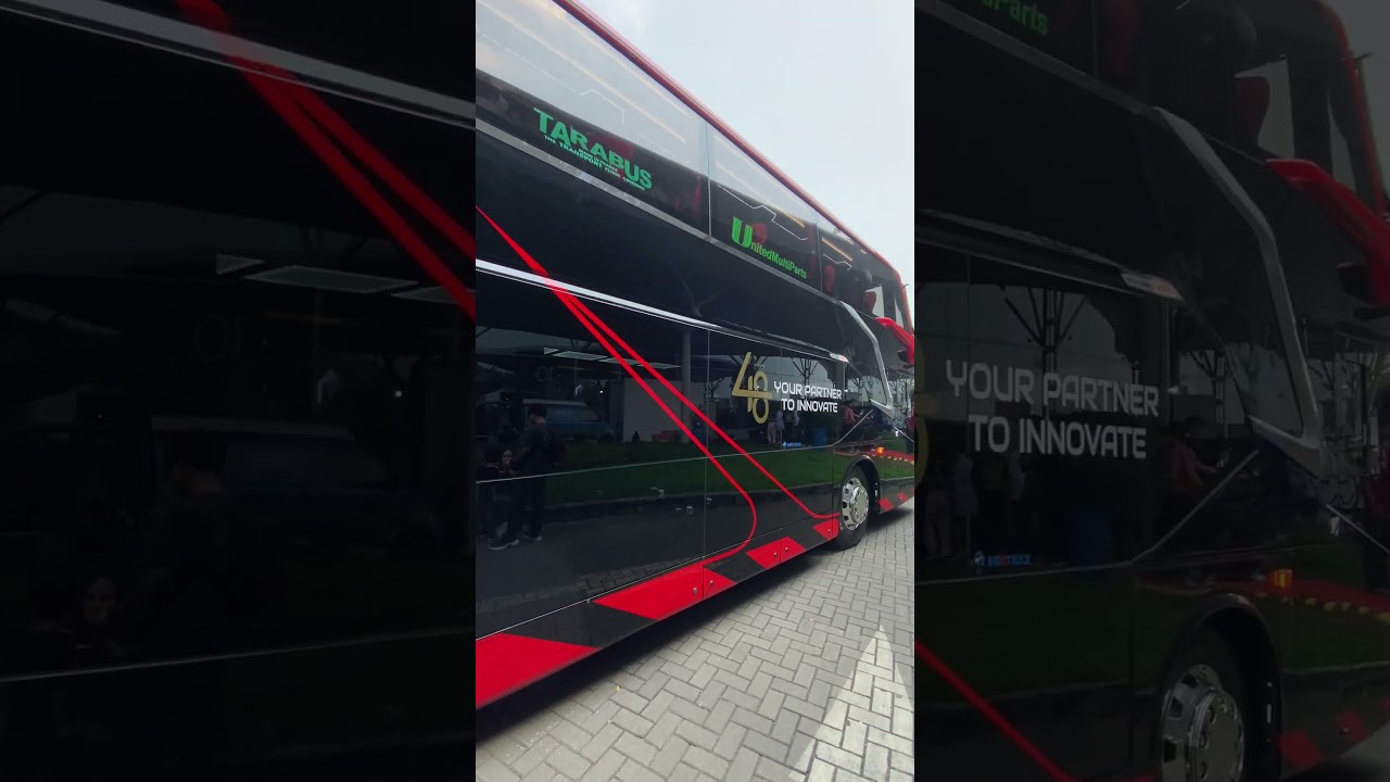 mewah exterior bus terbaru Mtrans pameran giias 2025 #bus #mtrans #shortsvideo
