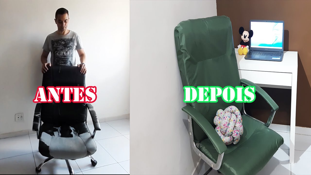Reforma cadeira escritório por 15 reais