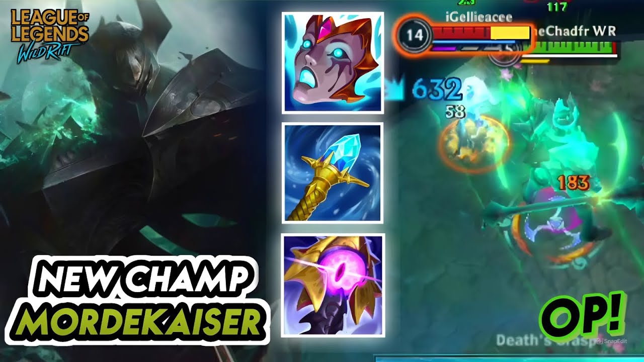 MORDEKAISER IS FINALLY HERE! HE IS SO BROKEN! WILD RIFT (RUNES & BUILD)