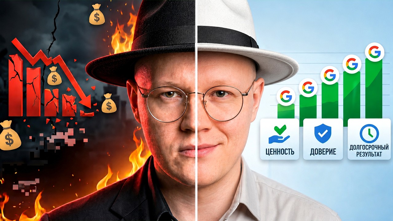 ВИДЫ SEO: WHITE HAT и BLACK HAT