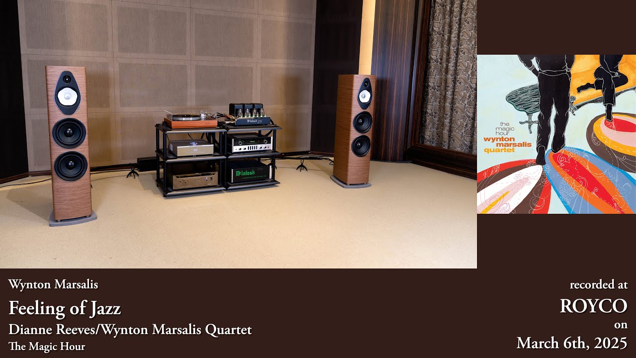 Wynton Marsalis-Feeling of Jazz~Sonus faber Sonetto VIII G2 | McIntosh MC275 | C22 | Linn Selekt DSM