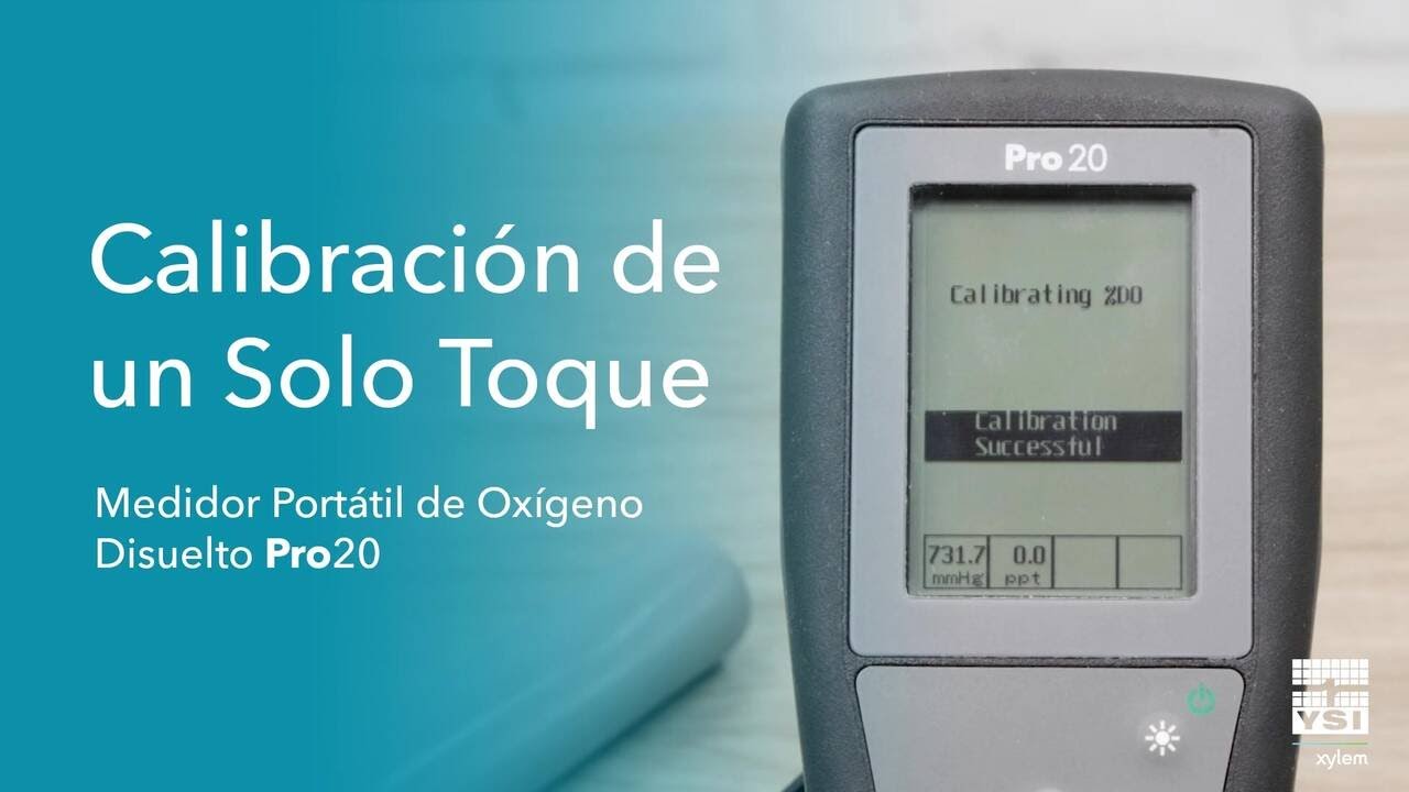 Cómo calibrar el medidor de oxígeno disuelto YSI Pro20
