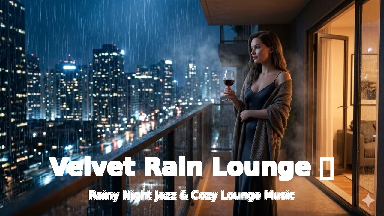 Rainy Night Jazz ☔ Cozy Vintage Jazz Lounge Music for Relaxing, Study & Sleep