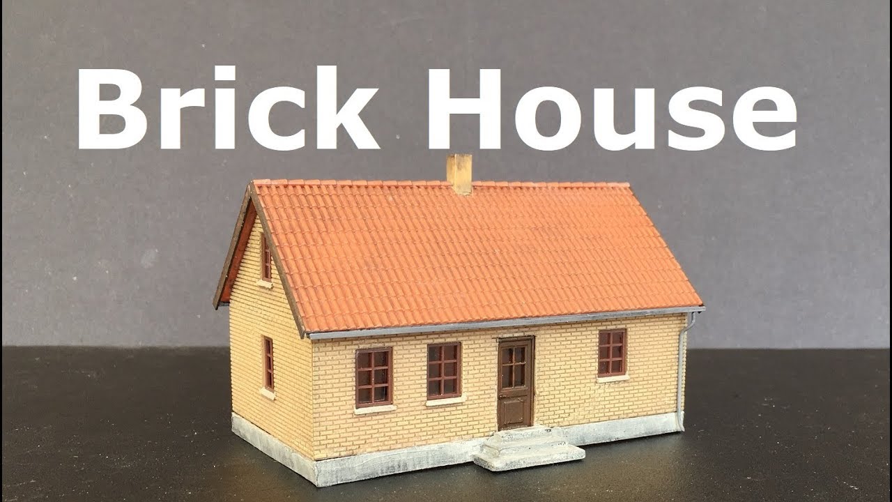 Building a Simple Brick House from Faller