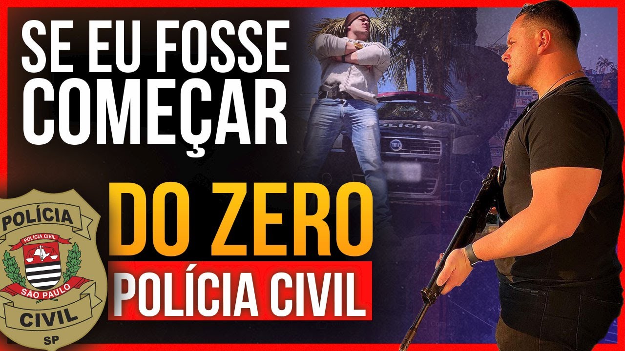 Como Come&ccedil;aria a Estudar para CONCURSOS da Pol&iacute;cia Civil SP do ZERO em 2024
