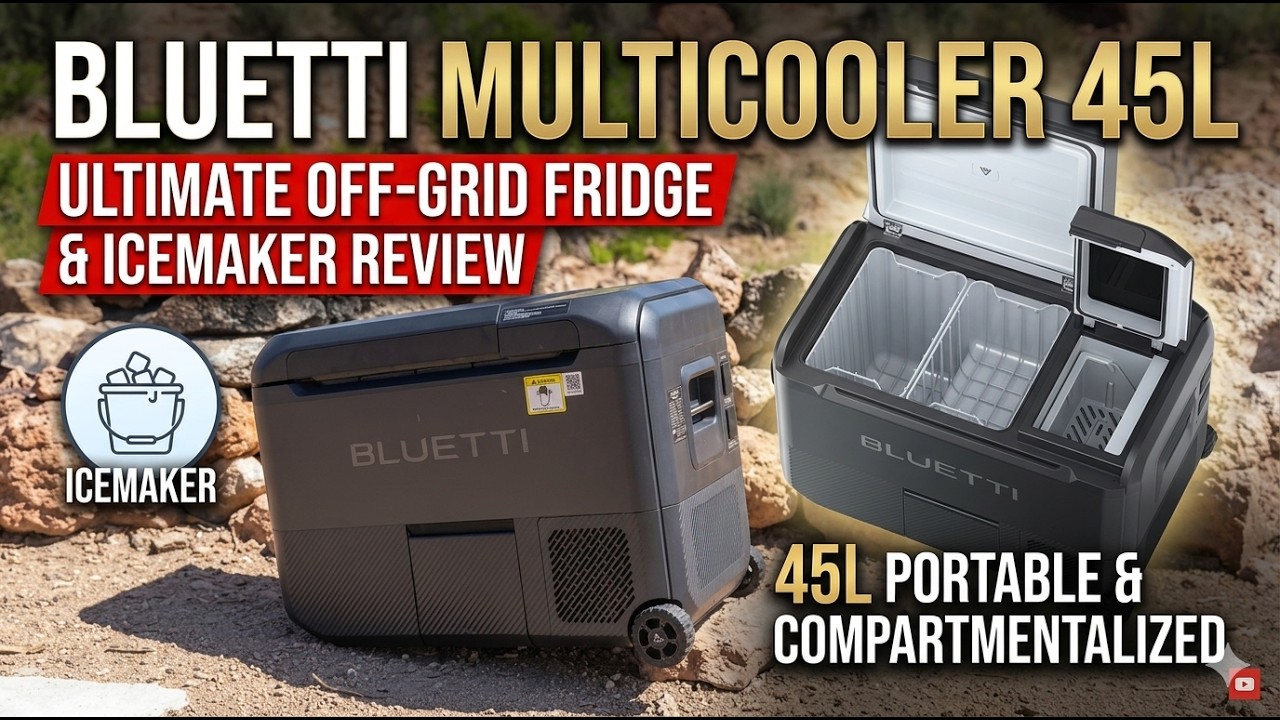Портативный холодильник Bluetti MultiCooler, работающий автономно от электросети!