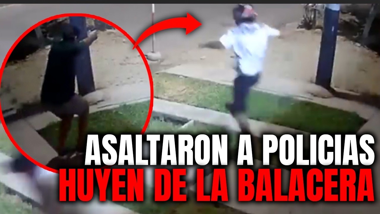 💥CUANDO SICARIOS INTENTAN ASALTAR A POLIC&Iacute;AS TERNA&hellip; TERMINA EN BALACERA🔥
