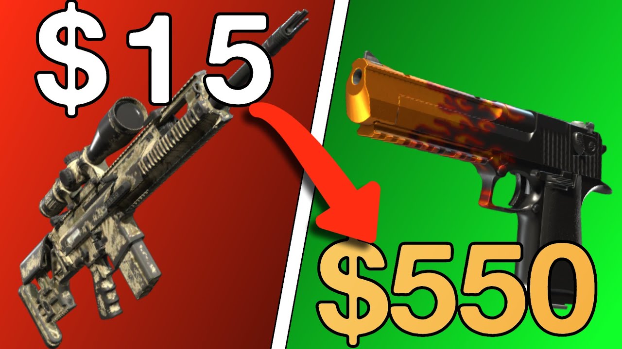 Trading up to a Desert Eagle Blaze in CS2