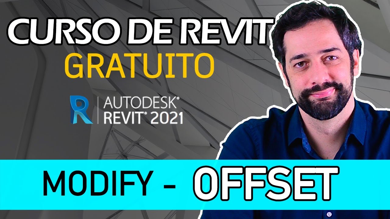 Comando Offset Aba Modify Revit - Aula 19