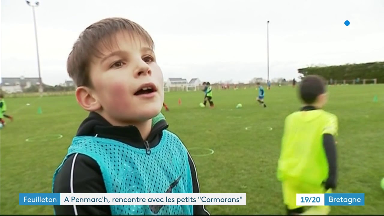 Penmarc'h - Reportage France 3 Bretagne - Entraînements des jeunes Cormorans Sportifs