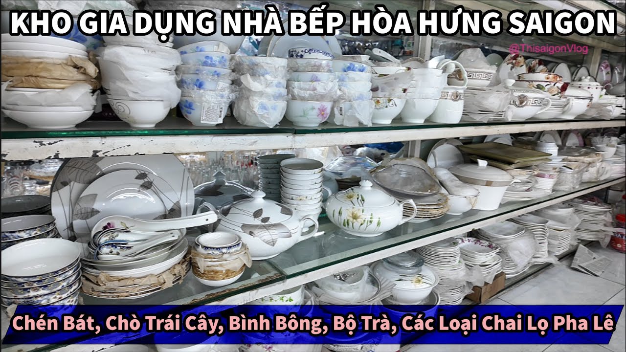 KHO GIA DỤNG NHÀ BẾP Chén Bát, Chò Trái Cây, Bình Bông, Bộ Trà, Các Loại Chai Lọ Pha Lê