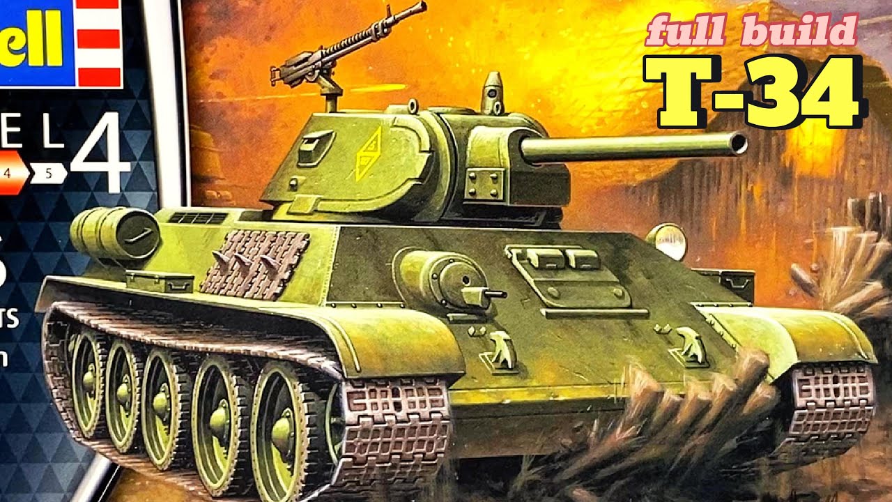 Т-34/76, масштаб 1/76, полная сборка, Revell 03294