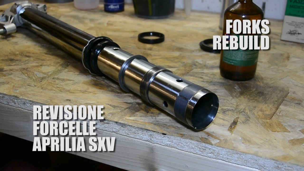 Revisione forcelle Aprilia SXV 450 | forks Rebuild