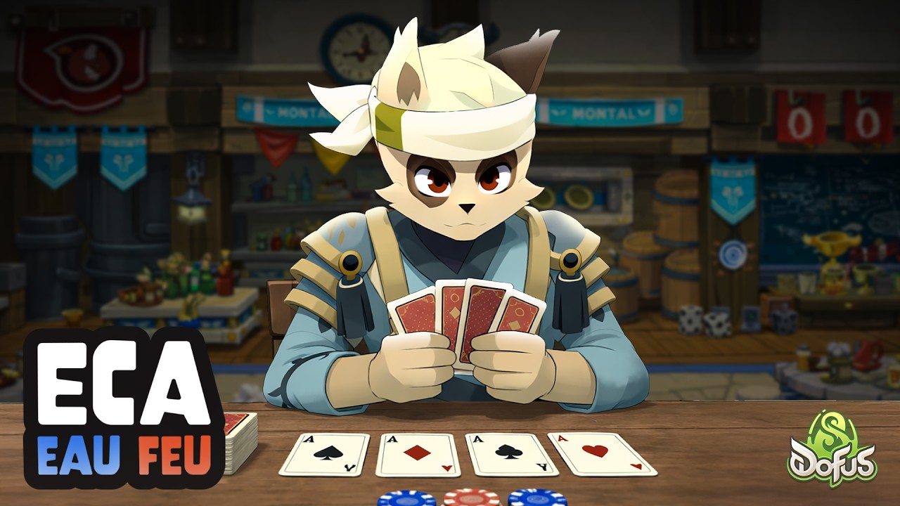 DOFUS 3.4 – ECAFLIP EAU/FEU DO CRIT PVM – Un sacré coup de Poker !