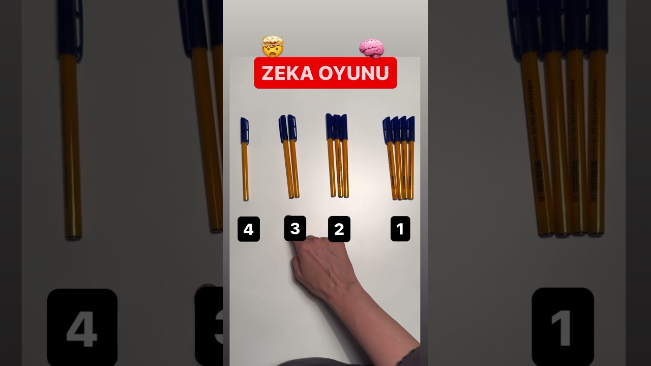 ZEKA OYUNU #başarı #kişiselgelişim #beyin #farkındalık
