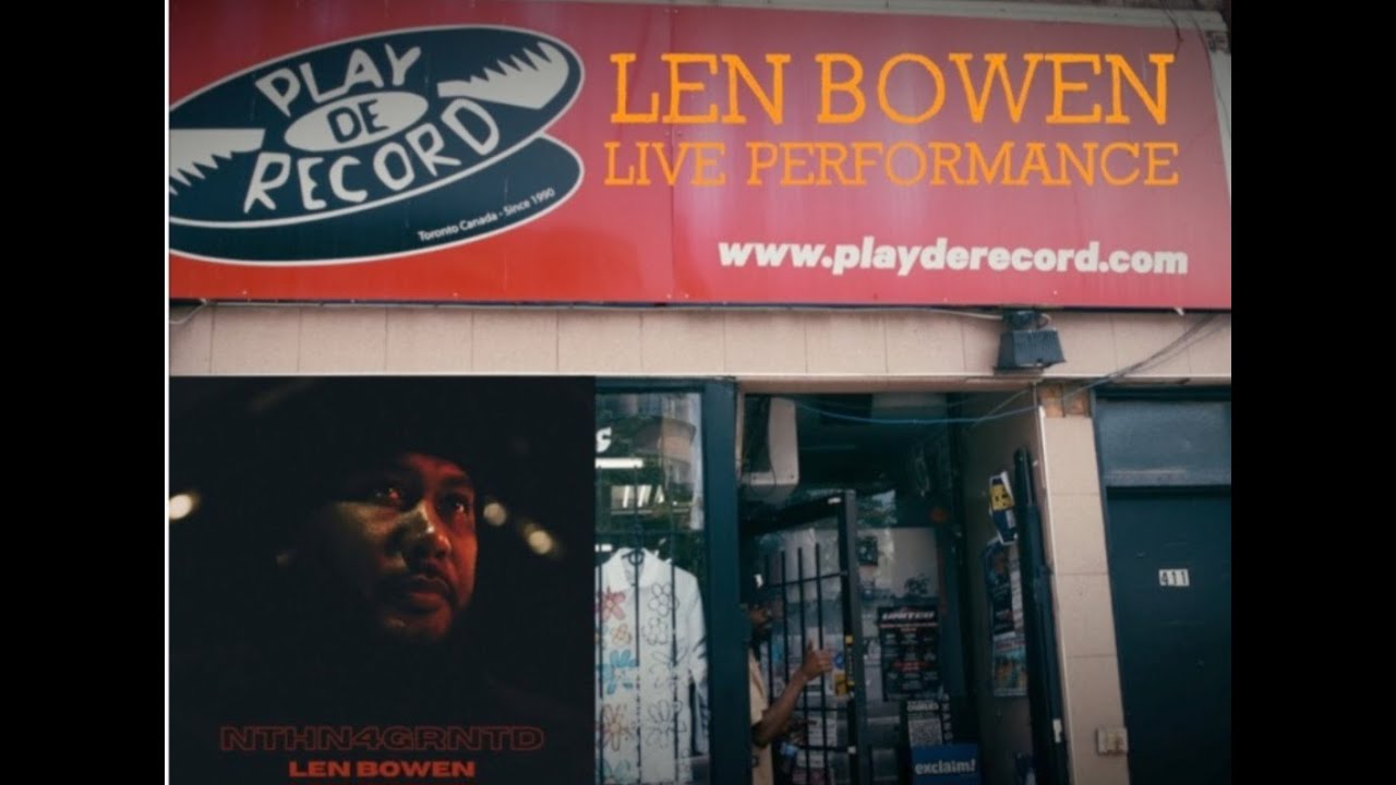 Len Bowen  -  Live at Play de Record