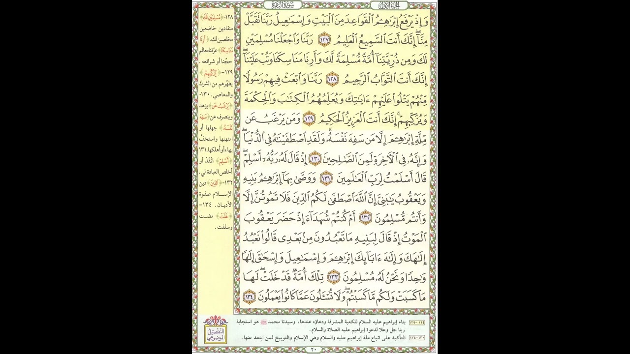 تحفيظ القران - سورة البقرة صفحة 20 - مكررة 5 مرات - بصوت الشيخ الحصري
