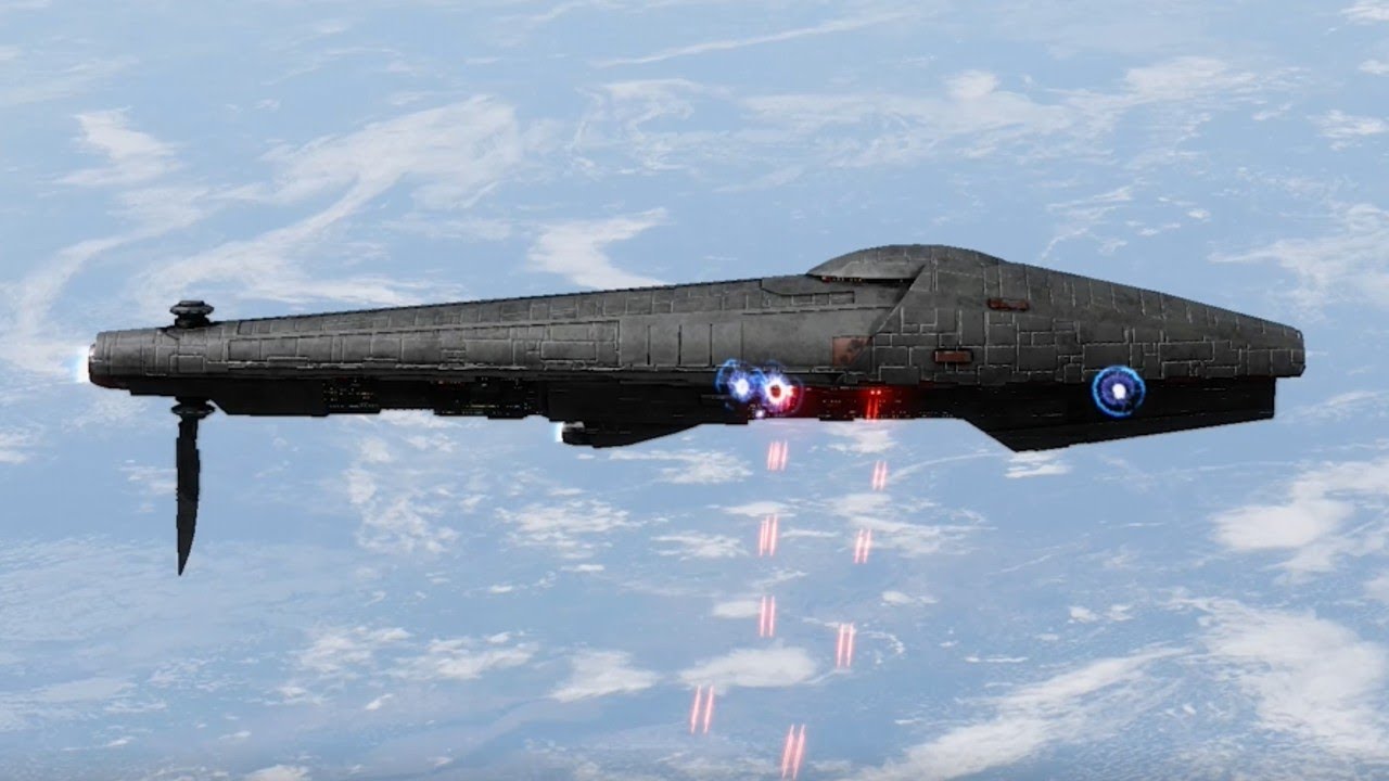 Dauntless-class Heavy Cruiser vs Kandosii Dreadnaught - Star Wars: Empire At War Remake NPC Battle