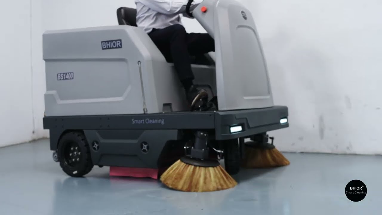 Barredora Industrial BHIOR BS1400 | Limpieza productiva y rápida
