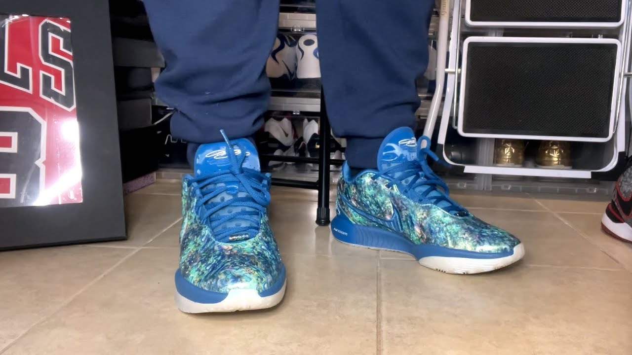 Nike Lebron 21 Abalone Pearl On Feet