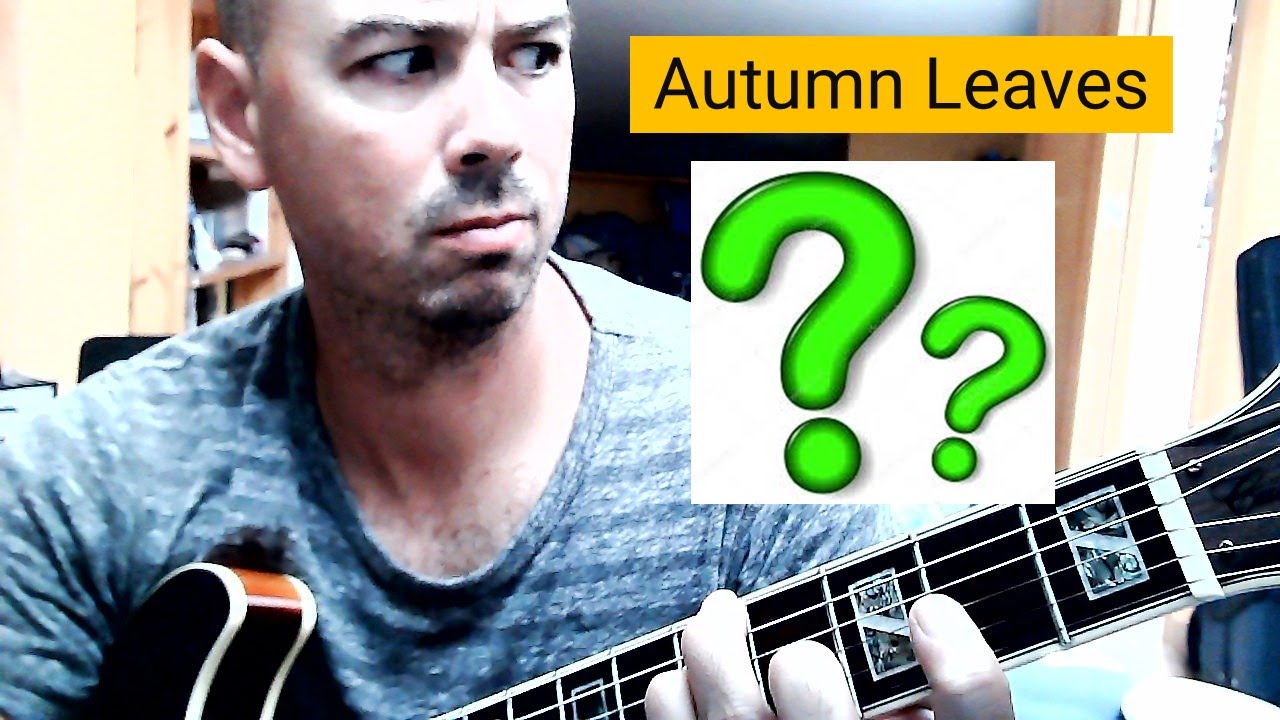 “Autumn Leaves – Jazz guitar training with a very animated audience.”
