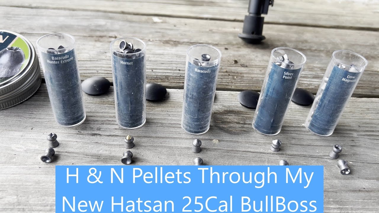 Тестирование 6 видов пеллет H&N в ружье Hatsan BullBoss .25 — неожиданные результаты! #наприроде