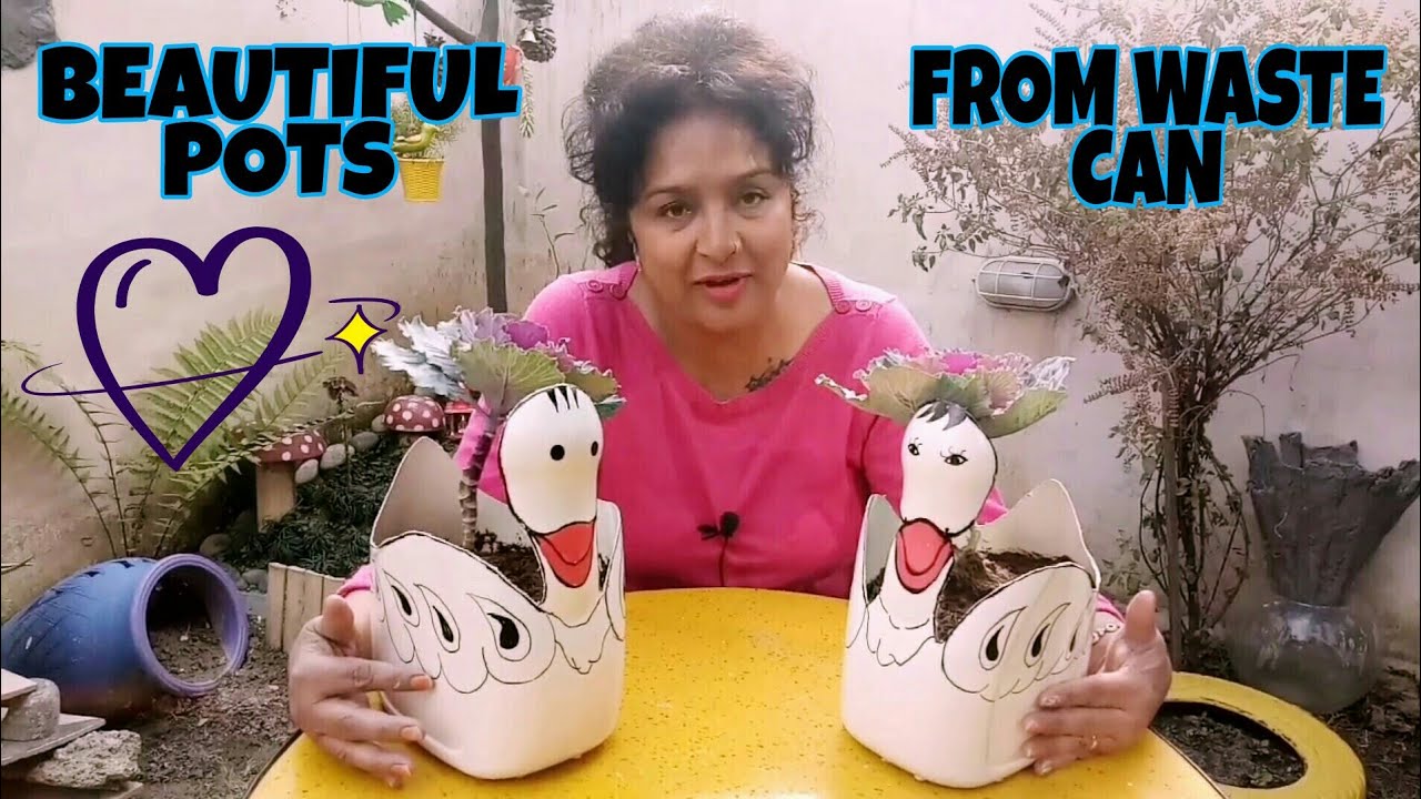 DIY OIL CONTAINER / GARDEN CRAFTS / IDEAS