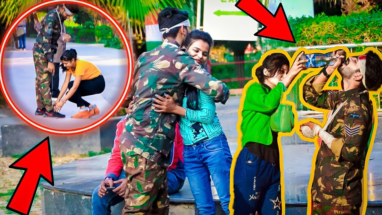 AN INJURED SOLDIER PEOPLE HELP OR NOT JA SOCIAL EXPERIMENT INDIAN 🇮🇳PRANKS |MR CINCINNATI PRANK