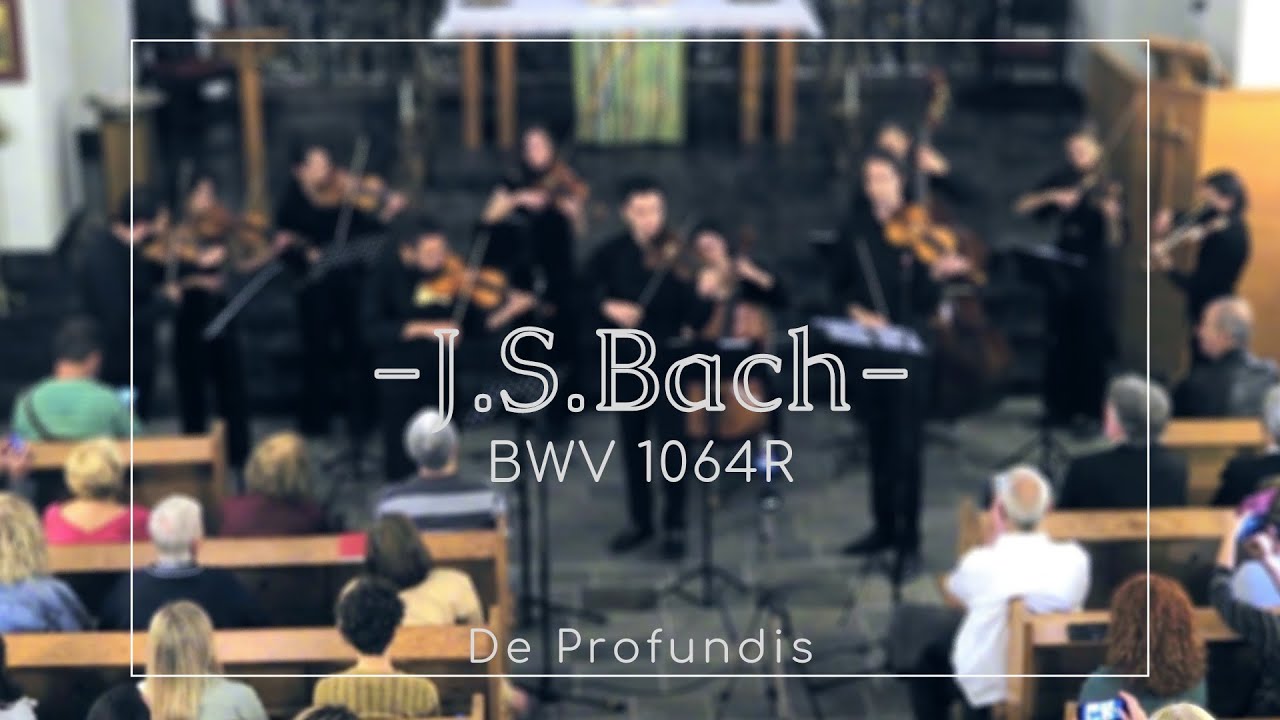 J.S.Bach Concerto for 3 Violins in D major BWV 1064R | De Profundis Ensemble
