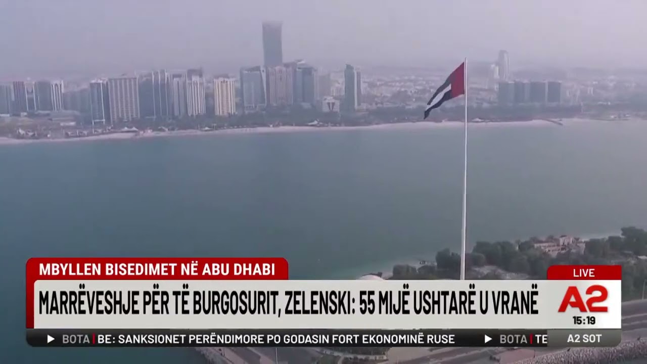 Mbyllen bisedimet n&euml; Abu Dhabi, marr&euml;veshje p&euml;r t&euml; burgosurit, Zelensky: 55 mij&euml; ushtar&euml; u vran&euml;
