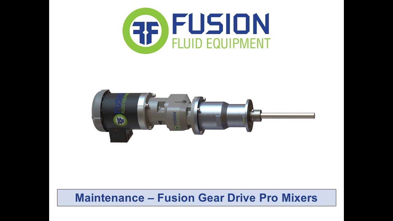 Maintenance - Fusion Pro Mixer Gearbox