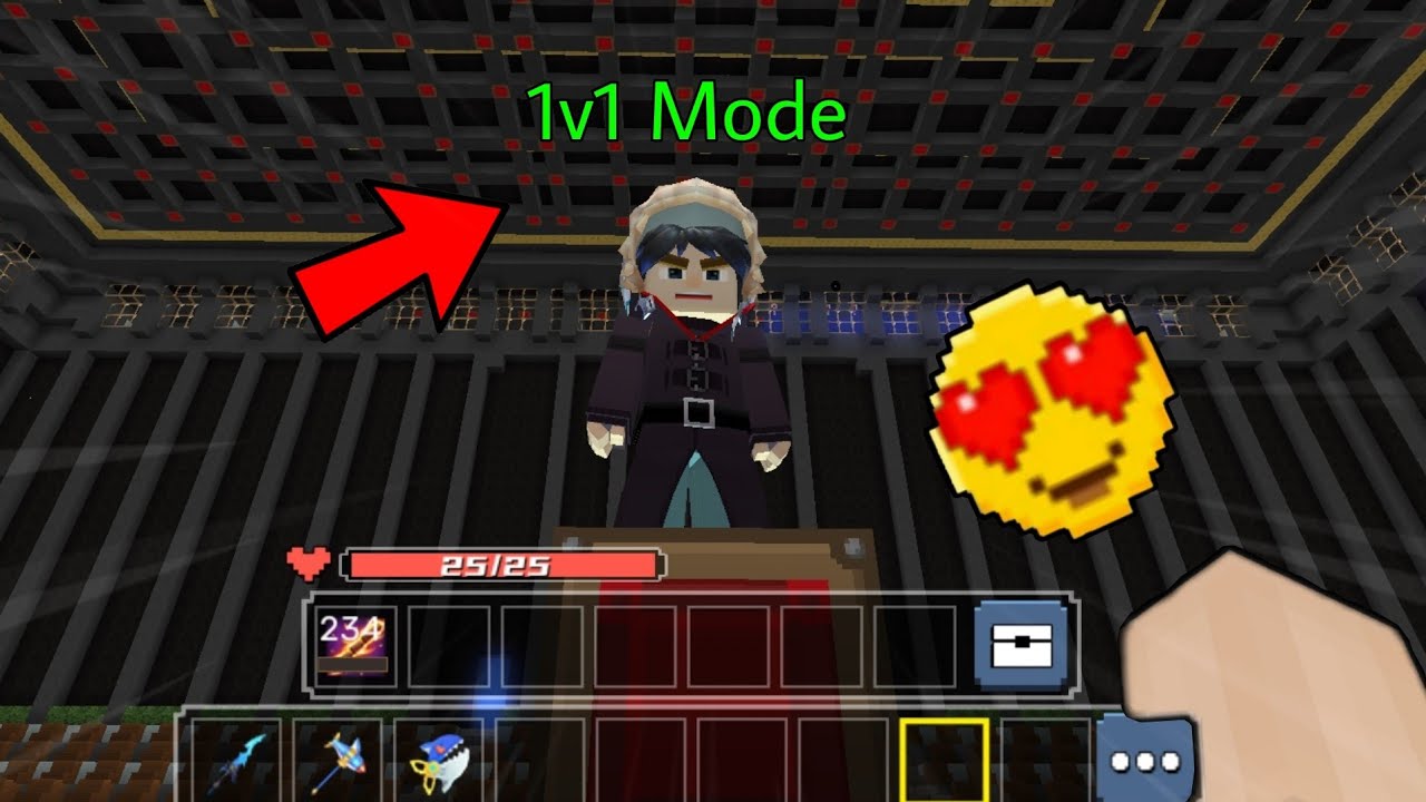 I found THE SECRET 1V1 Arena in BedWars Lobby!! 😮 (Blockman GO)