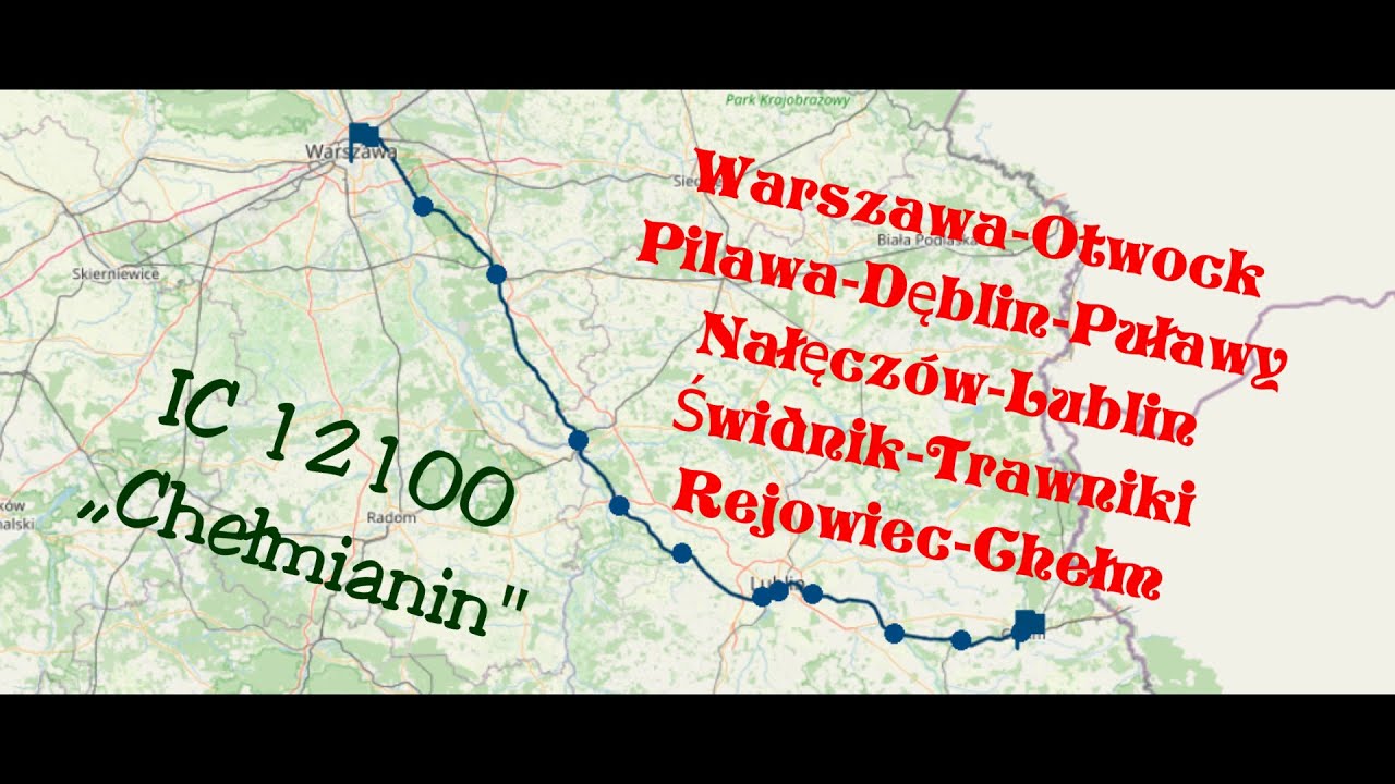 Warszawa Wschodnia-Chełm I IC 12100 ,,Chełmianin I EU160-016