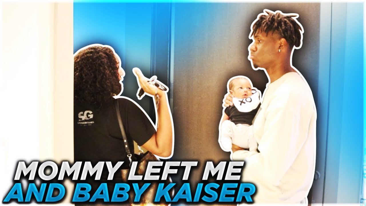 MOMMY LEFT ME AND BABY KAISER ALONE!!! **VERY EMOTIONAL**