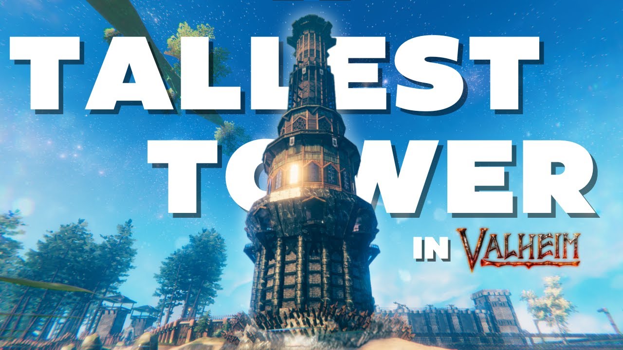 The TALLEST Possible Tower in Vanilla - Valheim Build