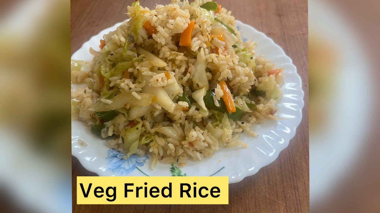 LUNCHBOX READY | “10min”veg Fried Rice - Hotel Taste 