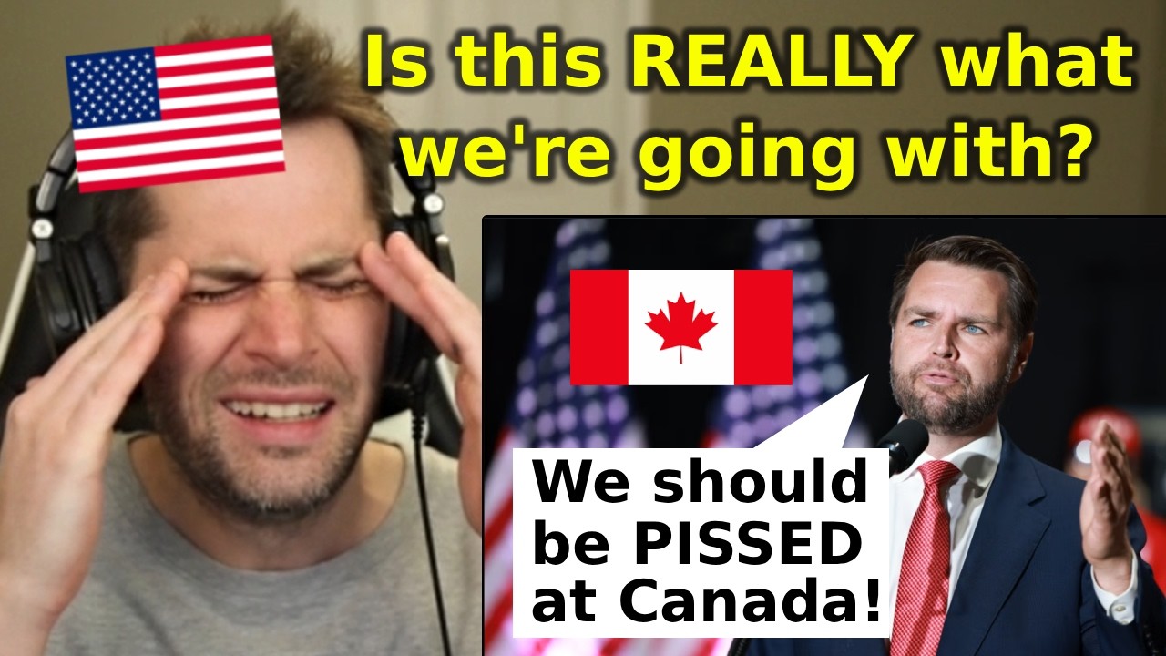 JD Vance Blames CANADA For Everything That's Gone Wrong (American Reaction)