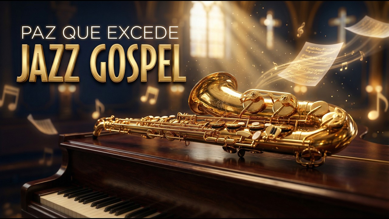 🎶 Paz Que Excede | Jazz Gospel Instrumental 🎷✨