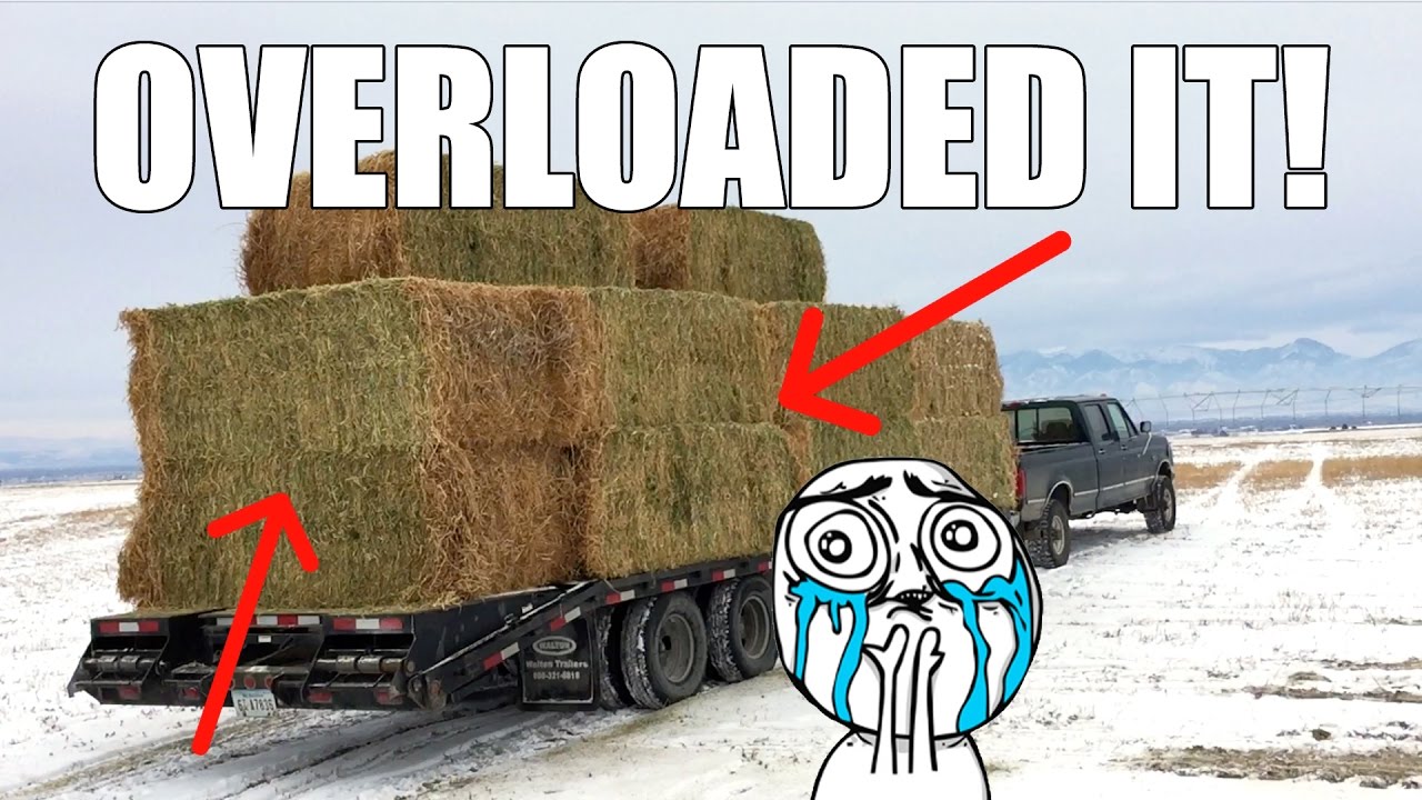 Another Day Hauling Hay with The Ford 7.3