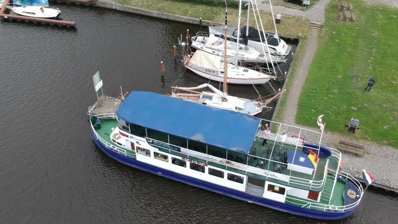 Film van Fietsboot De Eemlijn. Amersfoort, Soest, Baarn, Eemdijk, Huizen of Spakenburg
