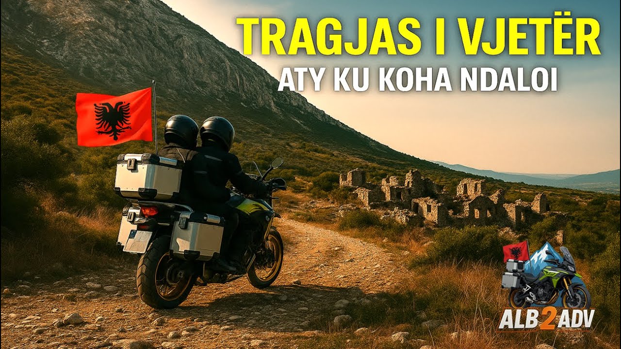 Vlore  - Tragjas i Vjeter me Motor : Albania Vlore - Old Tragjas With Motorbike