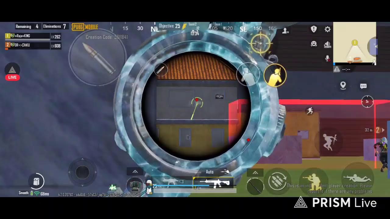 Live streaming of RAJA king PUBG